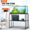 VEVOR Aquarium Stand, 40 Gallon Fish Tank Stand, 36.5 x 18.5 x 29.5 in Steel Turtle Tank Stand, 335 lbs Load Capacity, Reptile Tank Stand with Storage