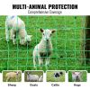 VEVOR Electric Fence Netting, 35" H x 164' L, PE Net Fencing with Posts & Double-Spiked Stakes, Utility Portable Mesh for Goats, Sheep, Lambs, Deer, H