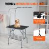 VEVOR Pet Grooming Table Arm with Clamp, 36''x24'' Dog Grooming Station, Foldable Pets Grooming Stand for Medium and Small Dogs, Free No Sit Haunch Ho