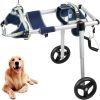 VEVOR 2 Wheels Dog Wheelchair for Back Legs, Pet Wheelchair Lightweight & Adjustable Assisting in Healing, Dog Cart/Wheelchair for Injured, Disabled,