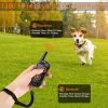 Dog Training Collar; 100% Waterproof Dog Shock Collar with Remote Range 1300ft; 3 Training Modes; Beep; Shock; Vibration; Rechargeable Electric Shock